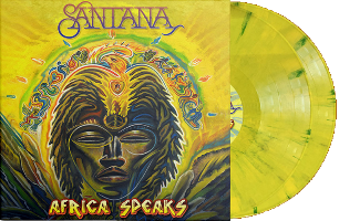 Santana - 2019 Africa Speaks - Yellow marble vinyl Download/LP - 297 kr.